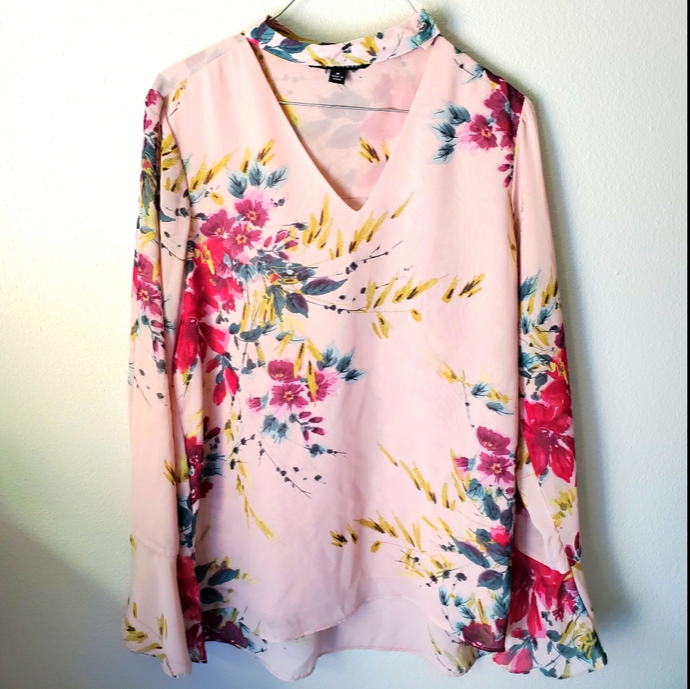 Zac & Rachel Chiffon Floral Blouse